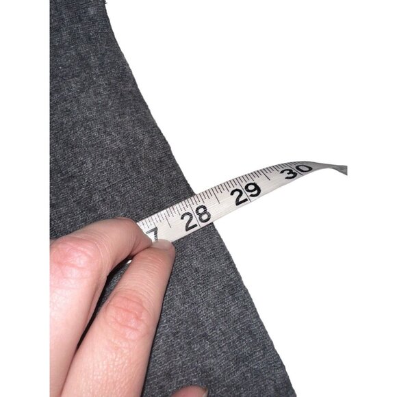 Bianco & Blu Women's Gray Wool Blend Button Hooded Cardigan Sz M Made in Italy - Picture 6 of 6